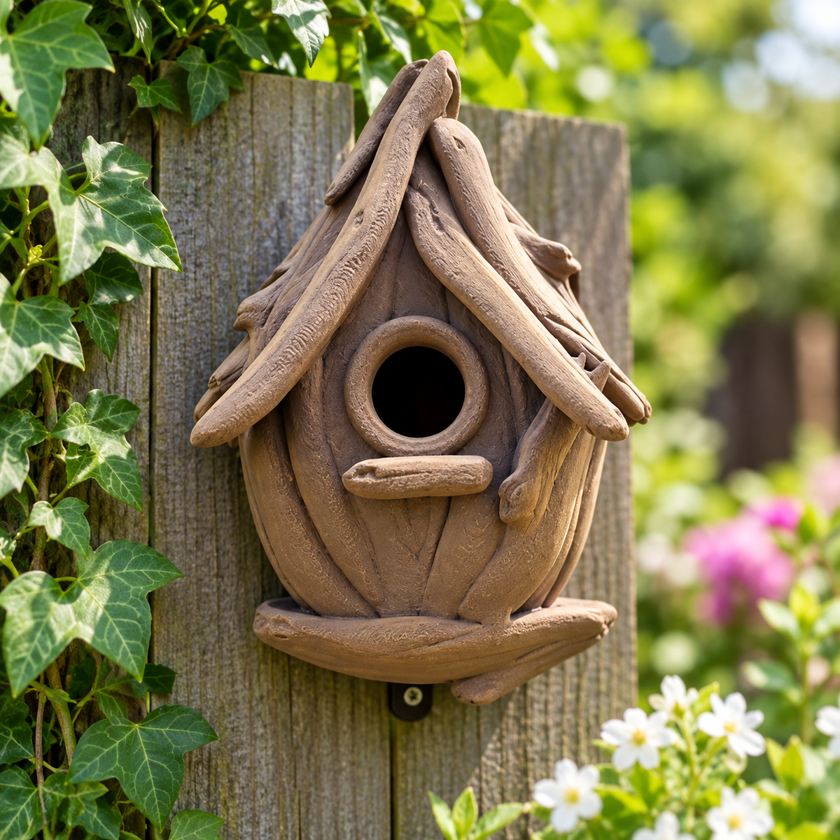 Driftwood Birdhouse – 3D Printed Garden Bird House