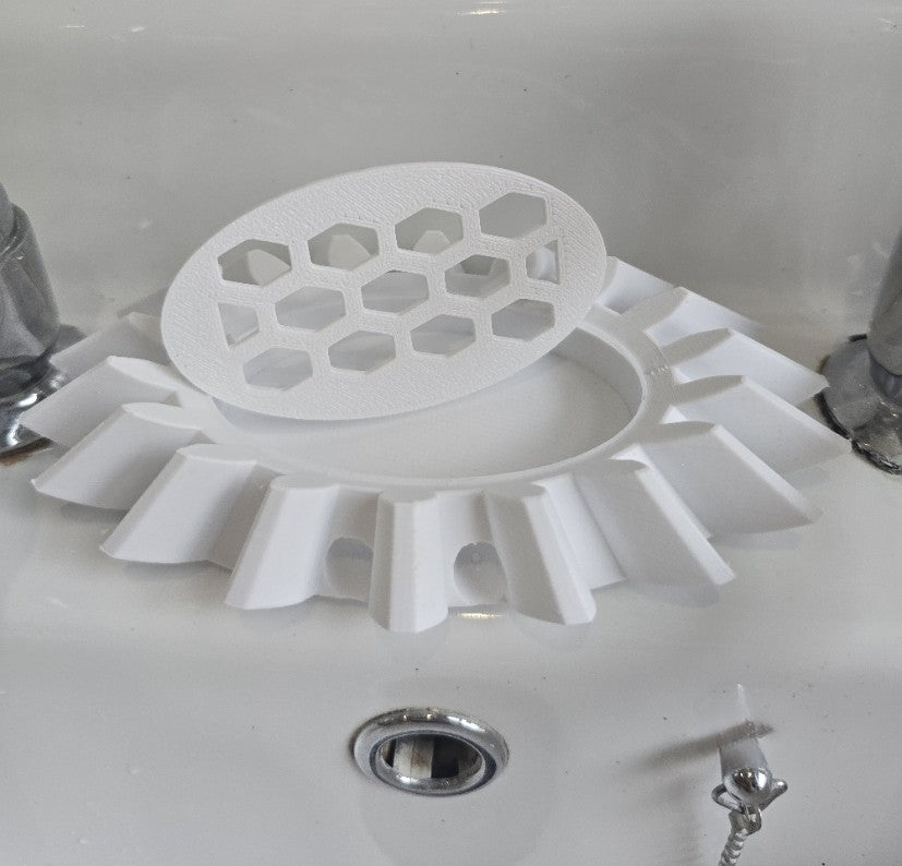 3D Printed Bathroom Set – Soap Dish, Toothbrush Holder & Soap Dispenser Sleeve