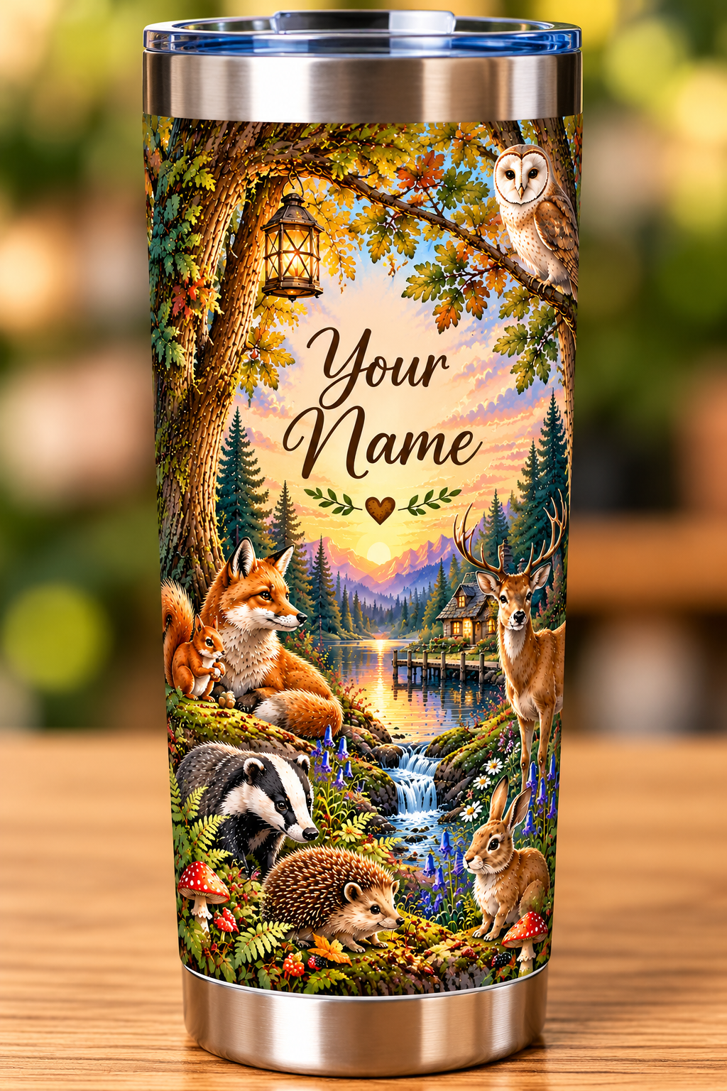 Personalised 20oz Insulated Travel Tumbler – Choose Your Design