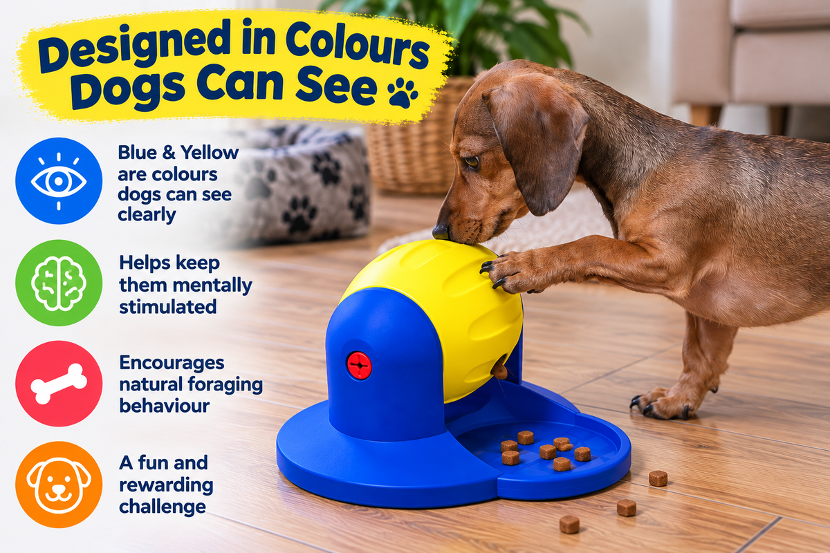 Interactive Dog Treat Dispenser – 3D Printed Puzzle Toy