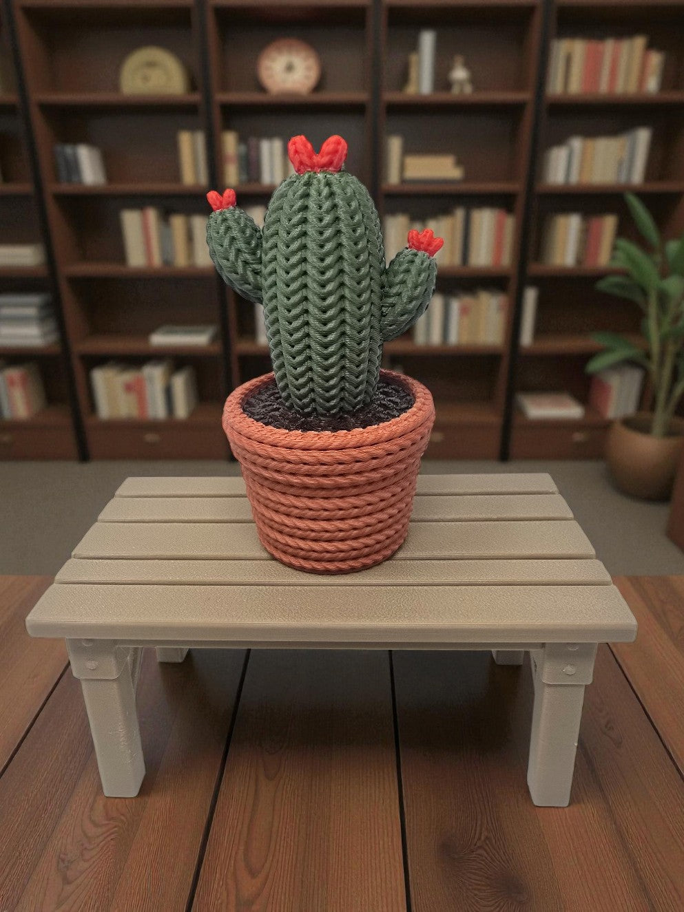 3D Printed Knitted Cactus – The Perfect Plant That Never Dies!
