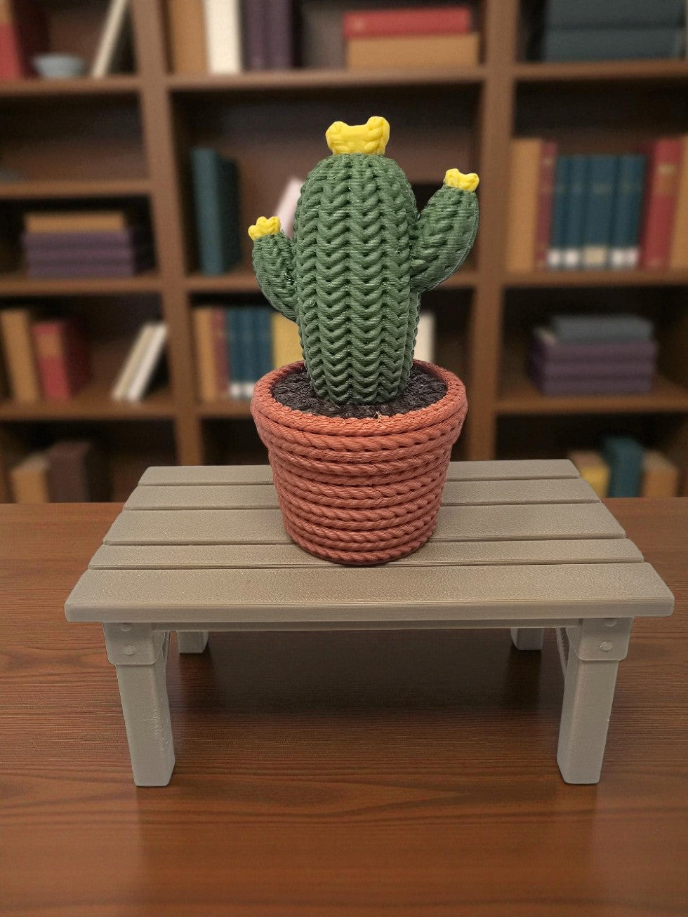 3D Printed Knitted Cactus – The Perfect Plant That Never Dies!