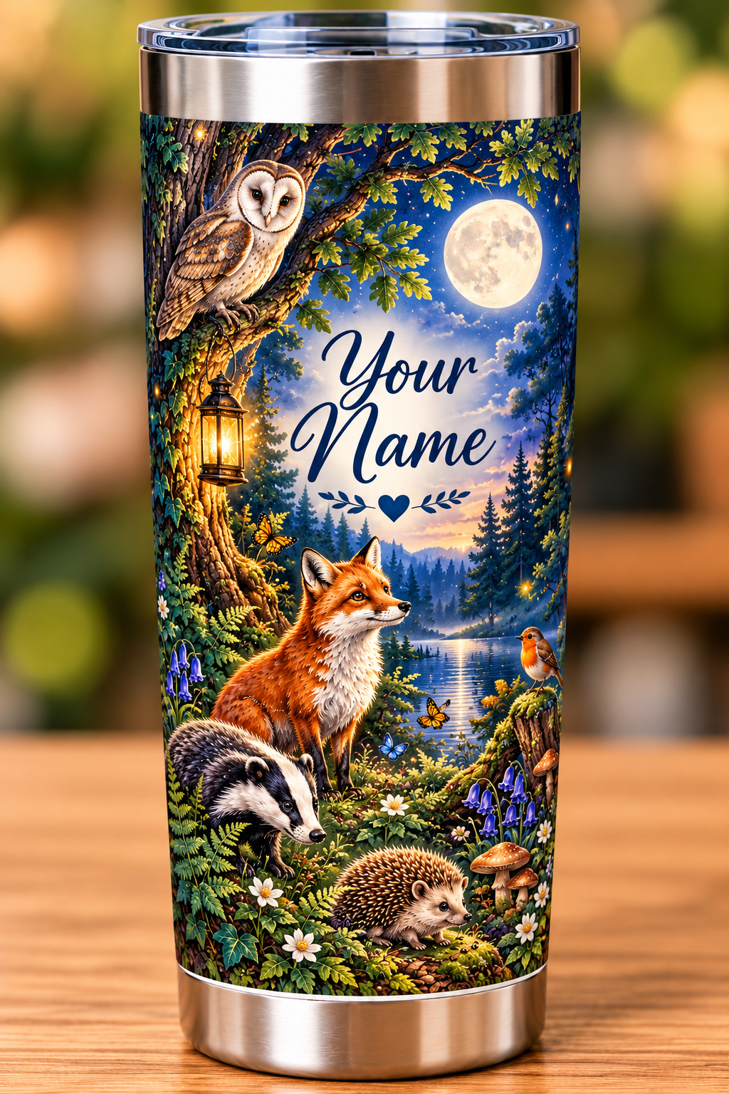 Personalised 20oz Insulated Travel Tumbler – Choose Your Design