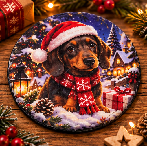 Christmas Animal Slate Coasters – 6 Festive Designs