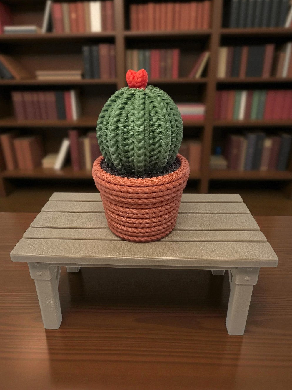 3D Printed Knitted Cactus – The Perfect Plant That Never Dies!