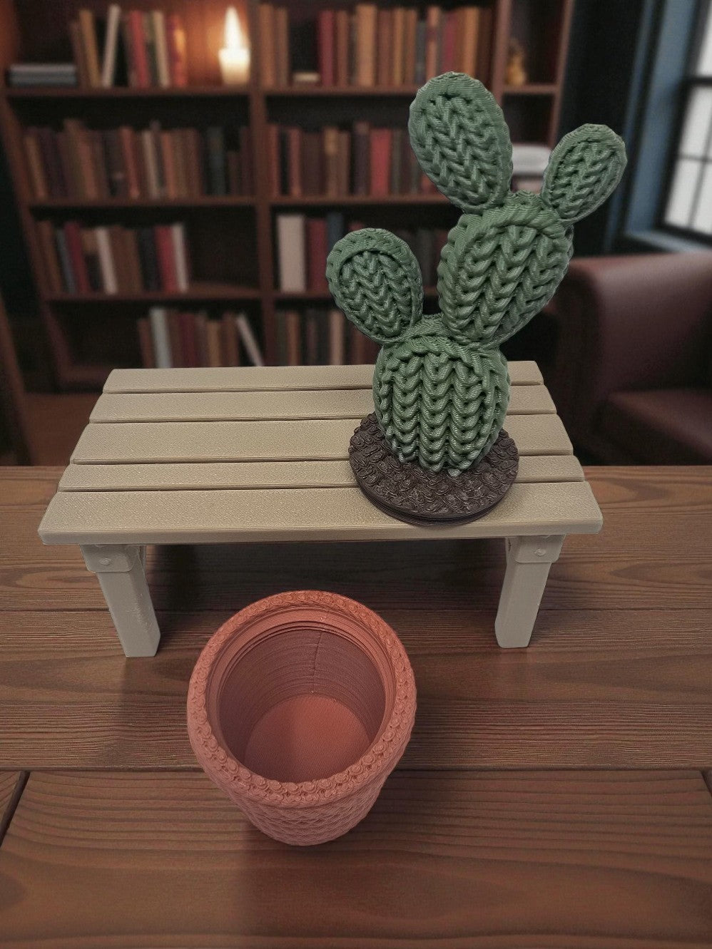 3D Printed Knitted Cactus – The Perfect Plant That Never Dies!