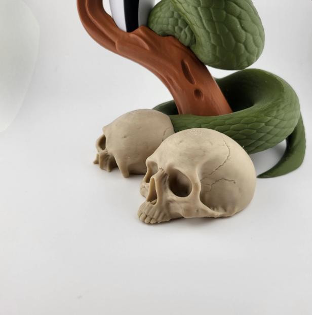 3D Printed Snake & Skull Controller Stand – PS5 Compatible