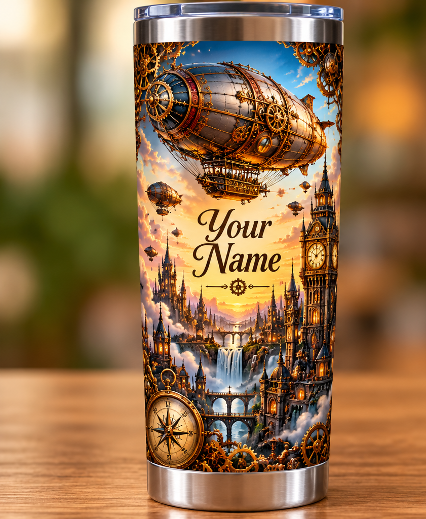 Personalised 20oz Insulated Travel Tumbler – Choose Your Design
