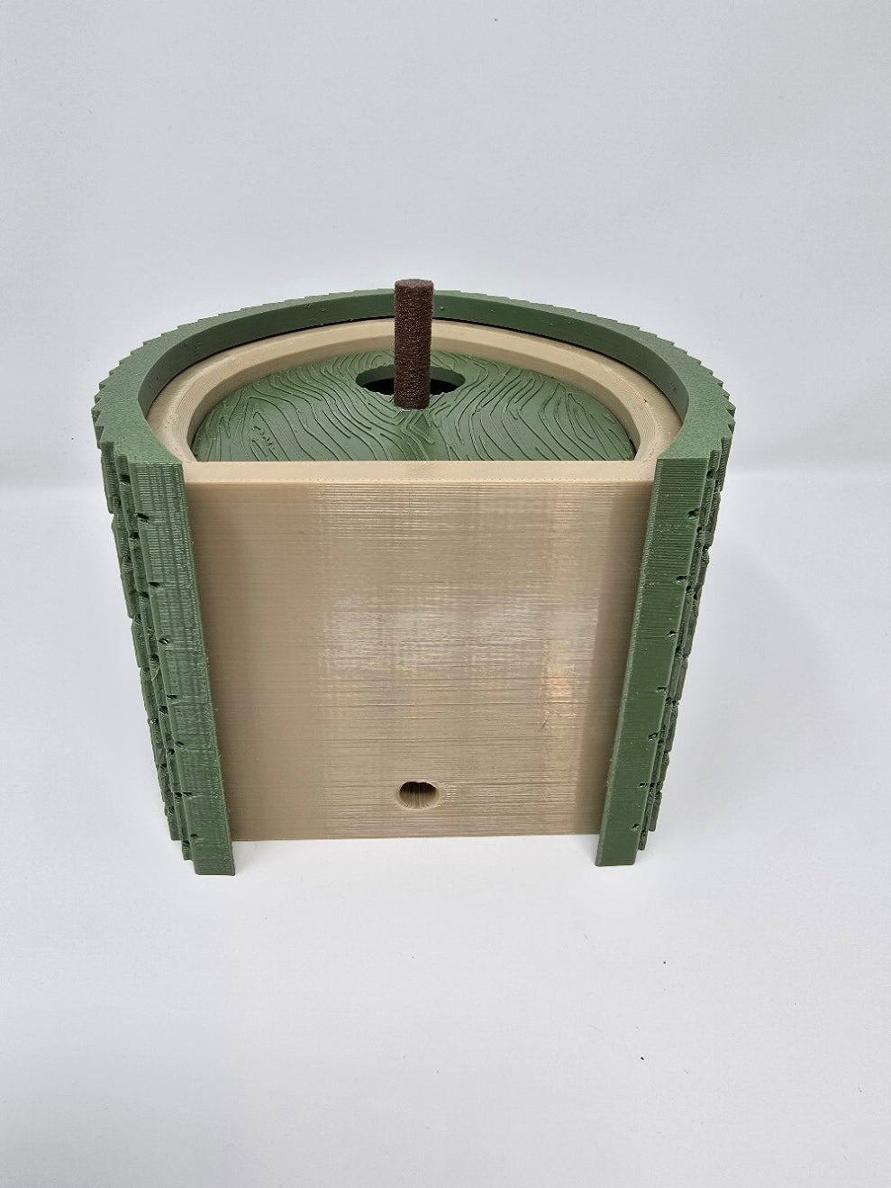 3D Printed Woodland-Style Birdhouse | Durable Outdoor Bird House | Unique Garden Decor
