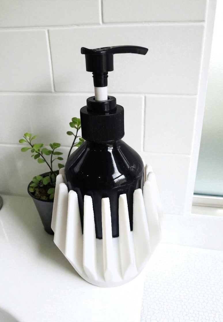 3D Printed Bathroom Set – Soap Dish, Toothbrush Holder & Soap Dispenser Sleeve