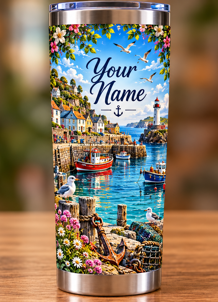 Personalised 20oz Insulated Travel Tumbler – Choose Your Design