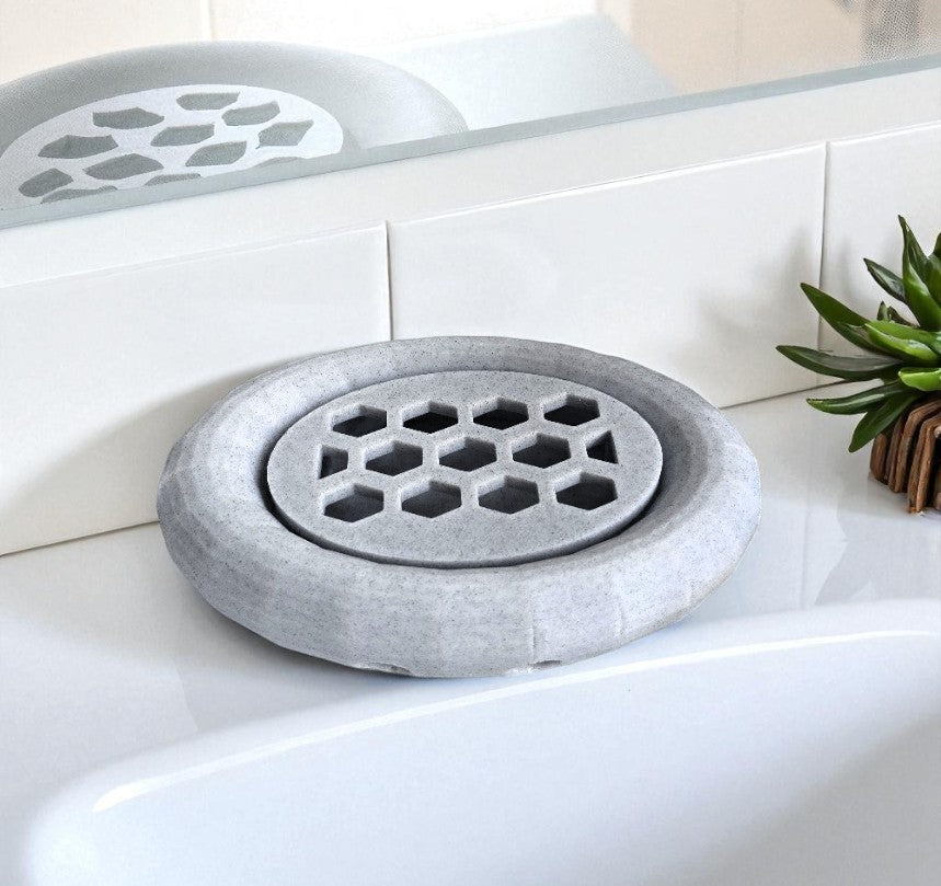 3D Printed Bathroom Set Soap Dish, Toothbrush Holder, Liquid Soap Dispenser Modern & Minimalist