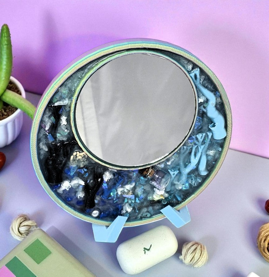 Original Artwork Made using Recycled 3D Printer Waste – Eco-Friendly Art – Unique Sustainable Home Decor